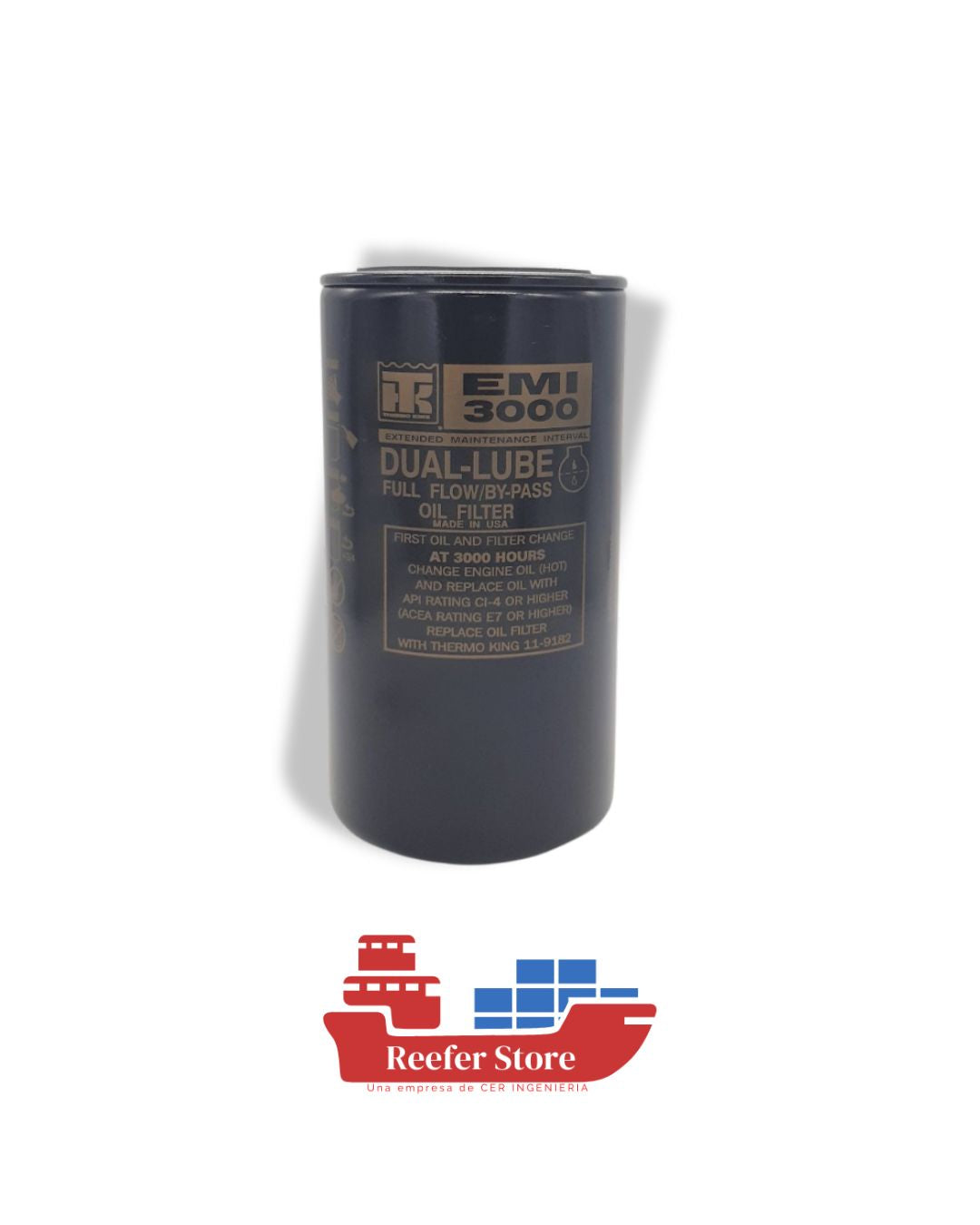 FILTER OIL DUAL EMI3000 THERMO KING FILTRO DE ACEITE DOBLE EMI3000 THERMO KING 119182